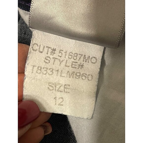 NYJD Women's Lift Tuck Technology Dark Wash Bootcut Pocket Detail Size 12 - Picture 10 of 16